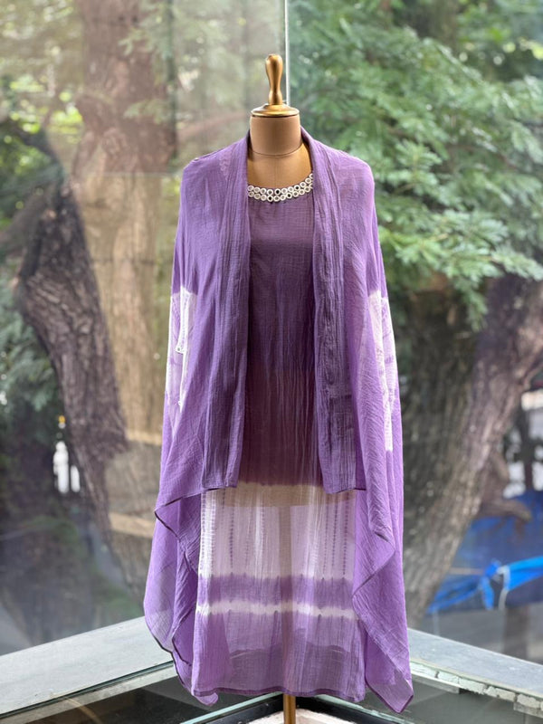 Purple Cape Set