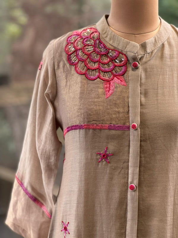 Cement Beads Work Co Ord