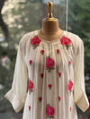 Half White Hand Weaving Suit