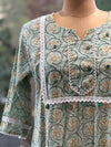 Green Printed Co Ord