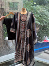 Black Printed Dupatta Set