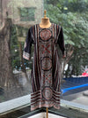 Black Printed Dupatta Set