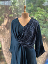 Navy Blue Shimmer Gown