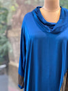 Royal Blue Cowl Neck Co Ord