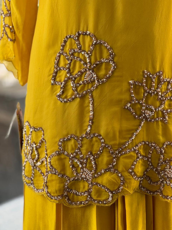 Yellow Skirt Set