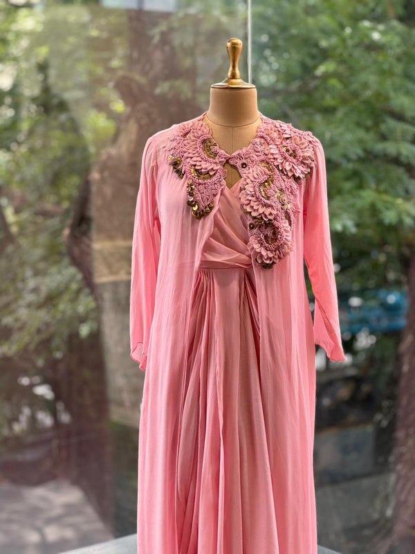 Pink Jacket Set