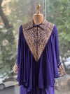 Purple Designer Made Skirt Set