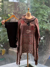 Brown Ajarakh Print Co Ord