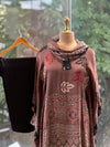 Brown Ajarakh Print Co Ord