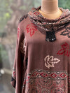 Brown Ajarakh Print Co Ord