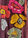 Wine Mul Chanderi Tunic