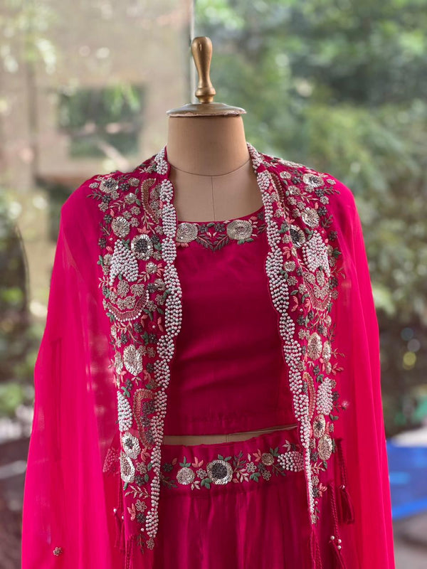 Pink Cape Set