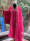 Pink Embroidered Suit