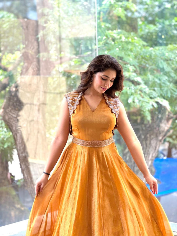 Mustard Yellow Gown