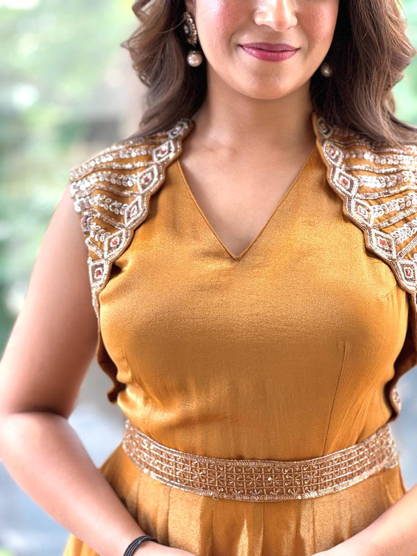 Mustard Yellow Gown