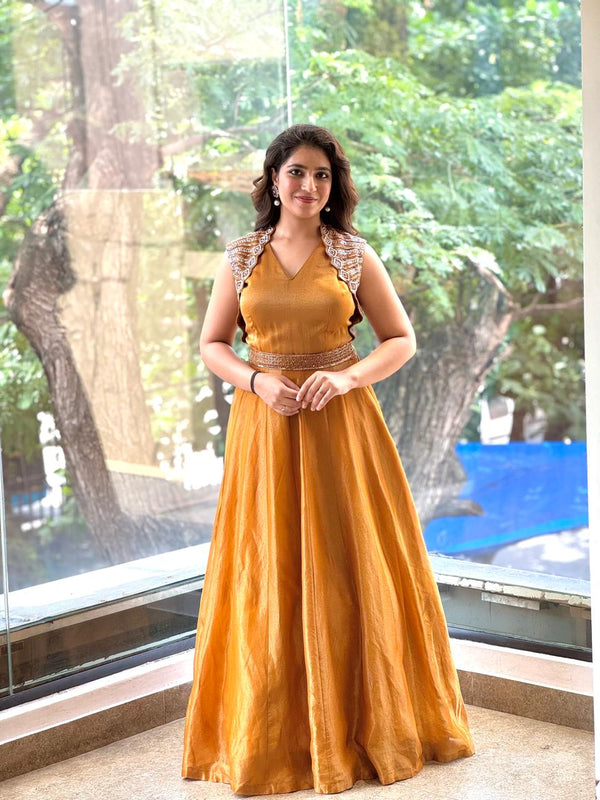 Mustard Yellow Gown