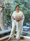 Cream Tissue Kaftan Co Ord