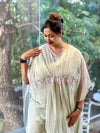 Cream Tissue Kaftan Co Ord