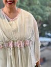 Cream Tissue Kaftan Co Ord