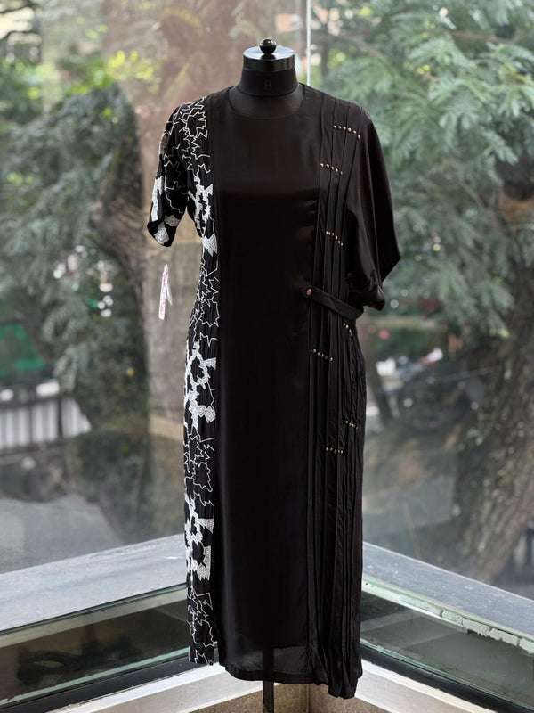 Black Embroidered Tunic
