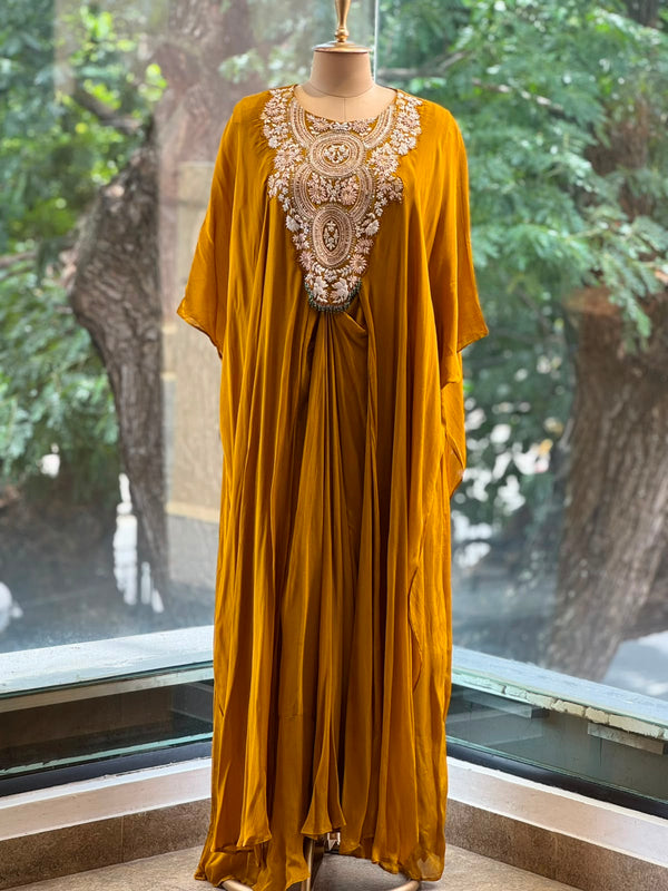 Mustard Yellow Kaftan Style