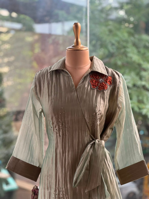 Green Glass Tissue Co Ord