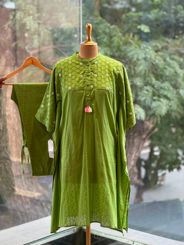 Green Kaftan Co Ord