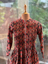 Maroon Jaal Printed Tunic