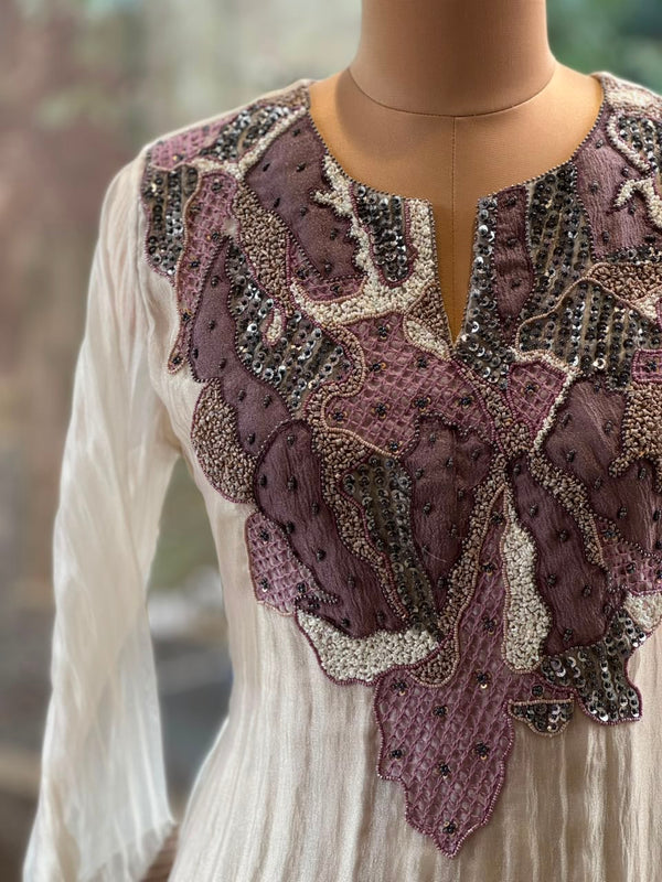 Silver Glass Tissue Suit