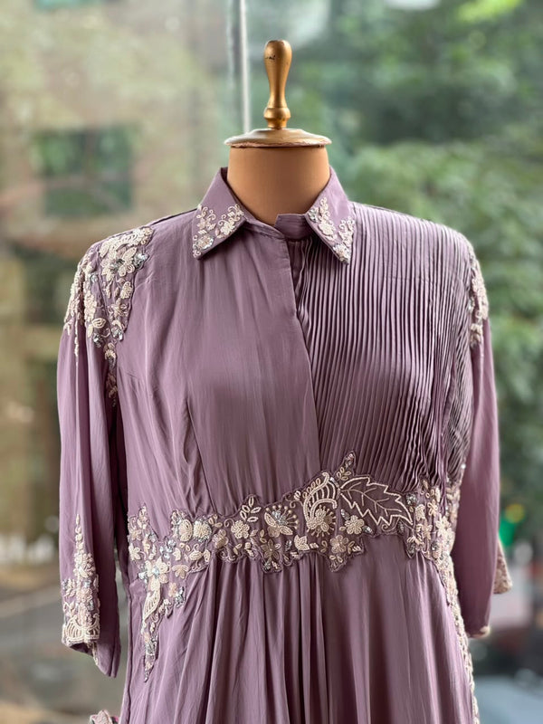 Mauve Stylish Gown