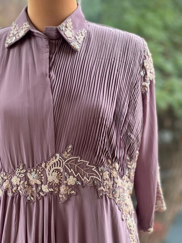 Mauve Stylish Gown