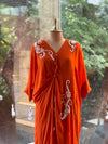 Orange Kaftan Tunic