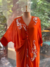Orange Kaftan Tunic