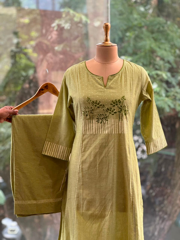 Light Green Printed Co Ord