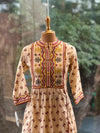 Cream Floral Printed Co Ord