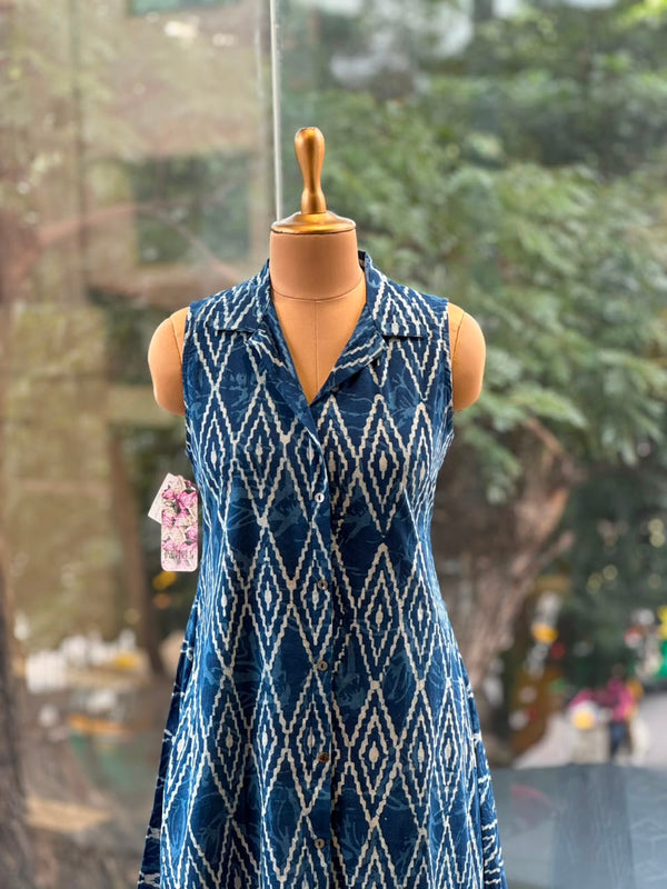 Indigo Printed Tunic