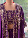 Purple Cape Set
