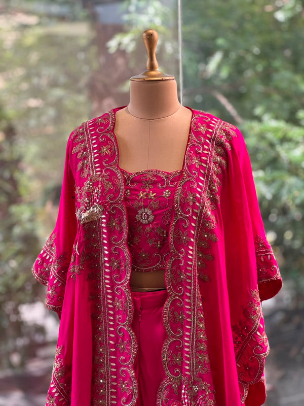 Pink Cape Set