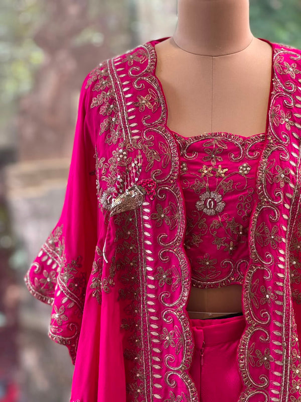 Pink Cape Set