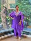 Purple Kaftan Set