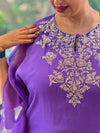 Purple Kaftan Set