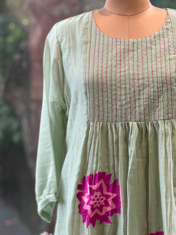 Pista Green Mul Tunic