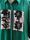 Green Collared Neck Tunic