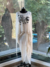 Half White Skirt Set