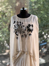 Half White Skirt Set