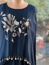 Dark Blue Skirt Set