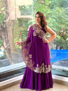 Purple Cape Set
