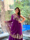 Purple Cape Set