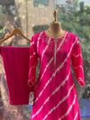Pink Leheriya C o Ord