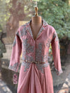 Pink Tissue Skirt Set